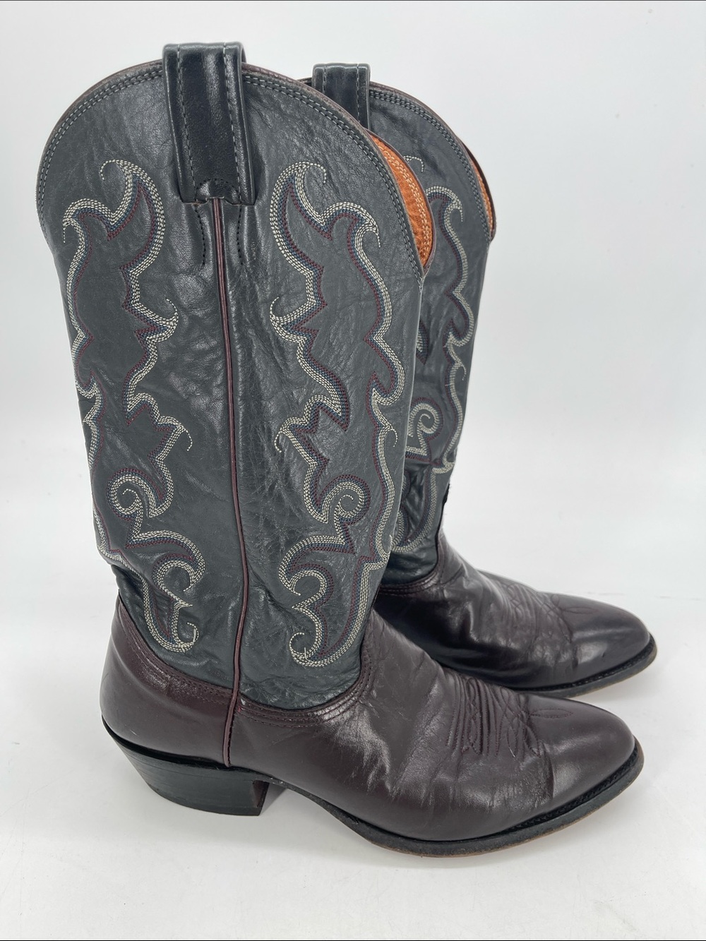 Nocona Men’s Black Western Embroidered Boots 9.5D